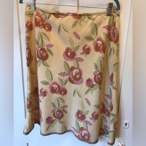 J.Jill Floral Skirt